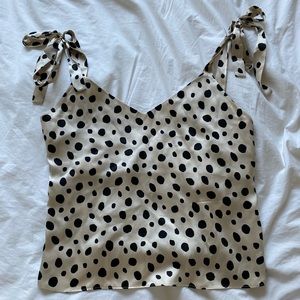 NWOT REFORMATION SILK PRINTED TOP SIZE M